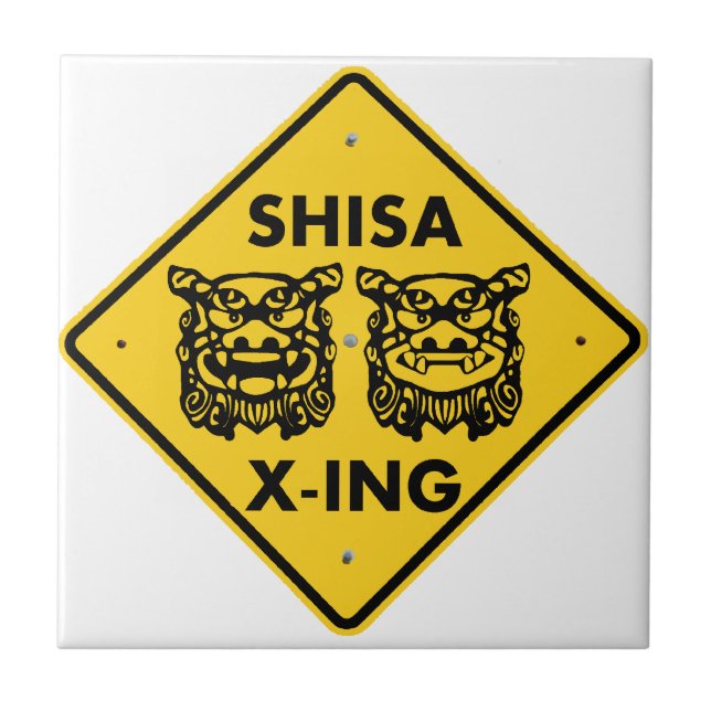Carreau Shisa X-ing (Devant)
