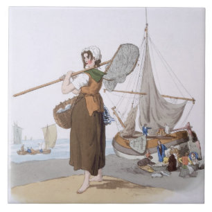 Carreau Shrimper femelle, de "costume de la