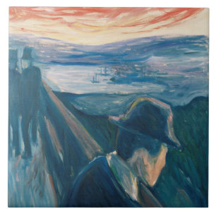 Carreau Sick Mood au coucher du soleil, Despair (par Edvar