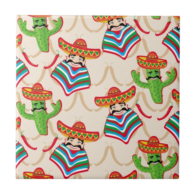 Carreau sieste mexicaine (Devant)