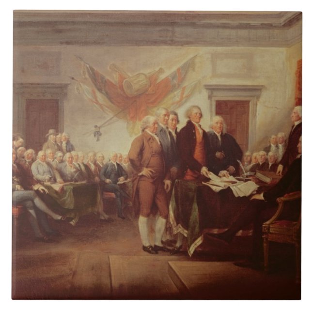 Carreau Signature de la déclaration d'indépendance, 4ème (Devant)