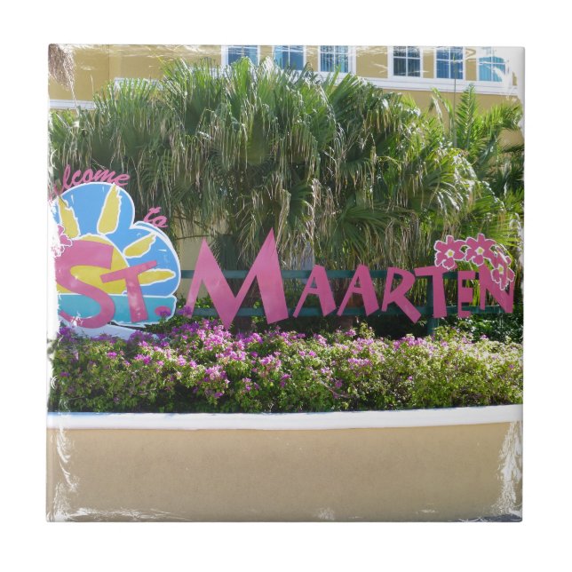 Carreau Signe de St Maarten (Devant)