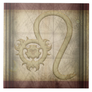 Carreau Signe de zodiaque de Lion