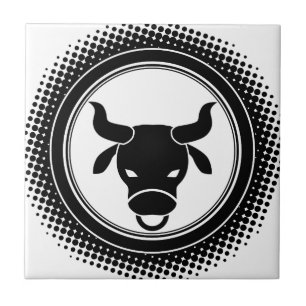 Carreau Signe de zodiaque de Taureau