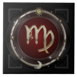 Carreau Signe de zodiaque de Vierge