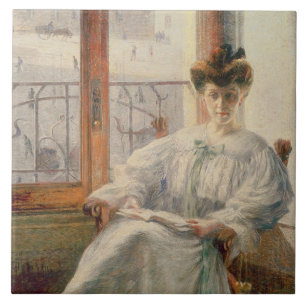 Carreau Signora Massimino, 1908 de La (huile sur la toile)