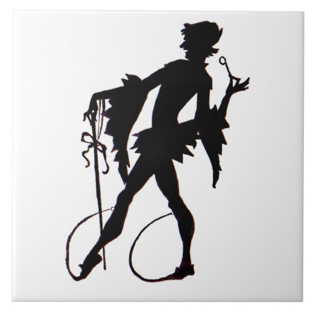 Carreau Silhouette magicienne des années 1920 (Devant)