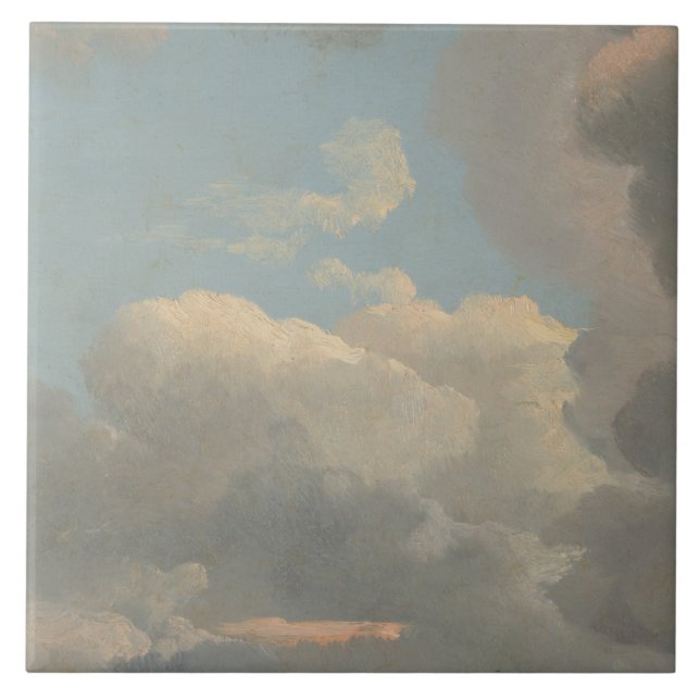 Carreau Simon Denis - Étude sur le nuage (début de soirée) (Devant)