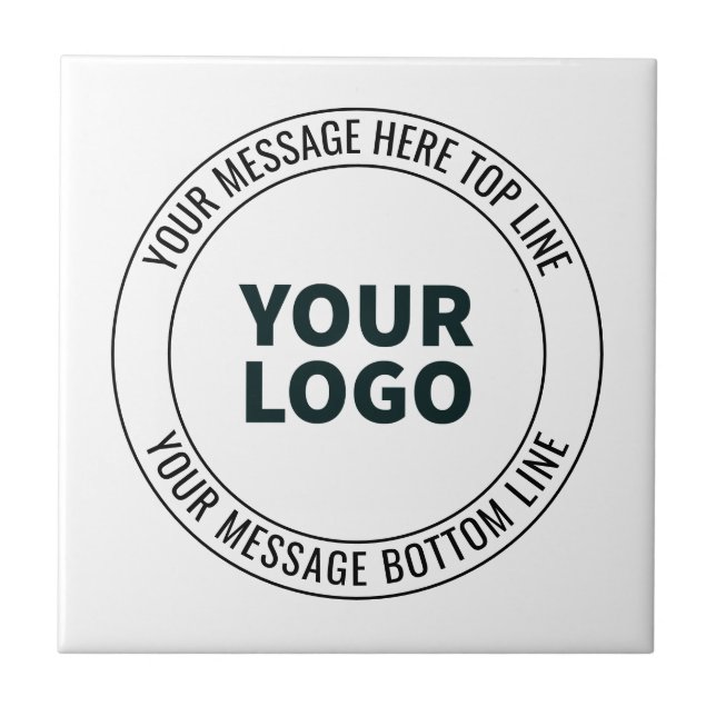 Carreau Simple à remplacer par votre logo ou votre image (Devant)