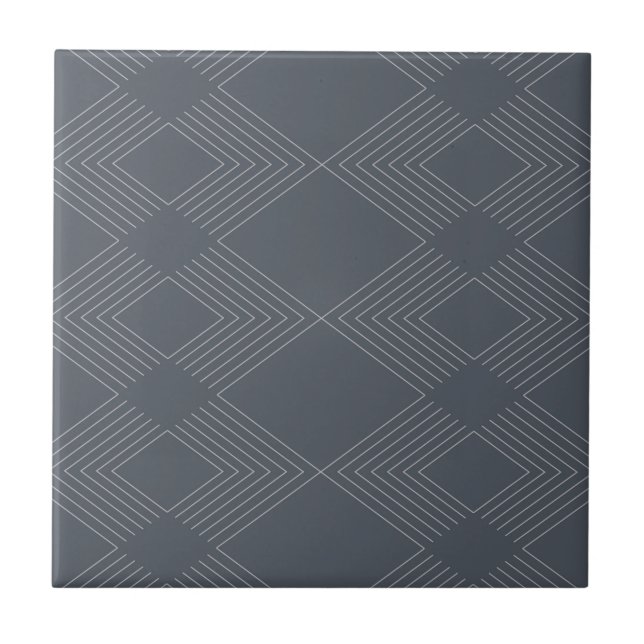 Carreau Simple, elegant, urban, chic line graphic pattern (Devant)