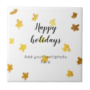 Carreau simple minimum ajouter votre texte photo heureux v