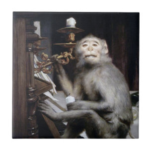 Carreau Singe de sourire