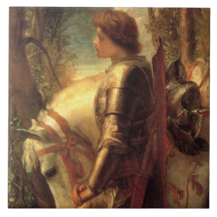 Carreau Sir Galahad (Chevalier Arthurien de la Table Ronde
