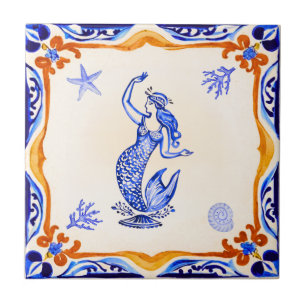 Carreau Sirène méditerranéenne