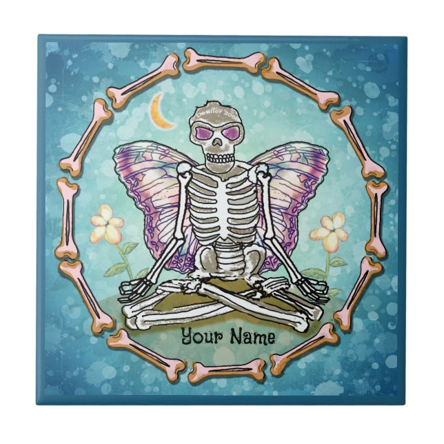 Carreau Skeleton Butterfly (Devant)