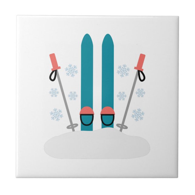 Carreau Ski de neige (Devant)