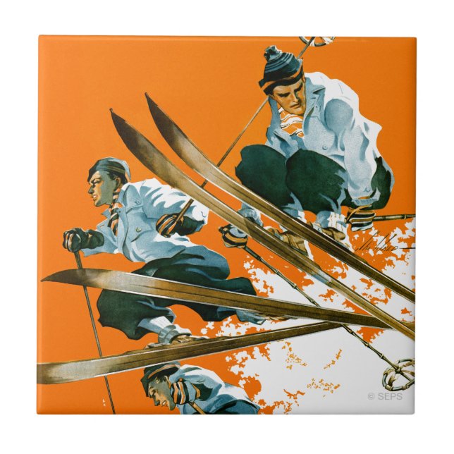 Carreau Ski Jumpers par Ski Weld (Devant)