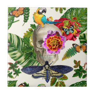 Carreau Skull tropical