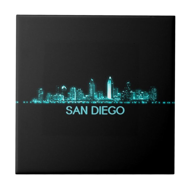 Carreau Skyline de San Diego (Devant)