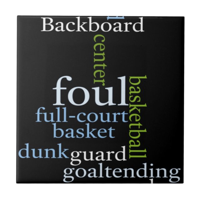 Carreau Slam Dunk of Words : Jeu de basket-ball des champi (Devant)