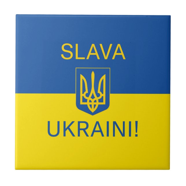 Carreau Slava Ukraini glory Ukraine war peace symbol patri (Devant)