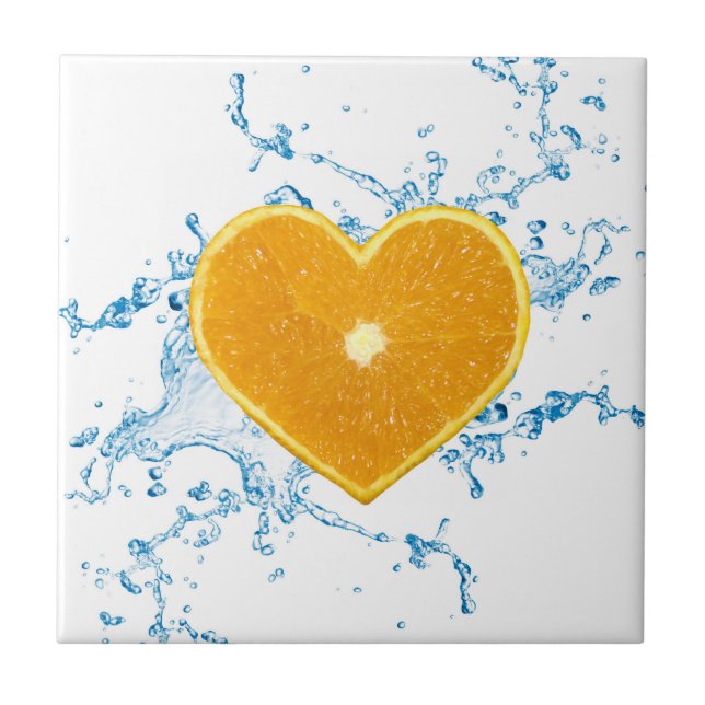 Carreau Slice of Heart-Shaped Orange (Devant)