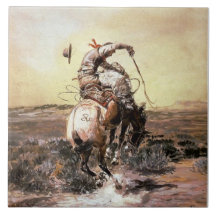 « Slick Rider » Art occidental de Charles M Russel