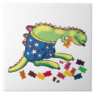 Carreau snack dinosaure de minuit