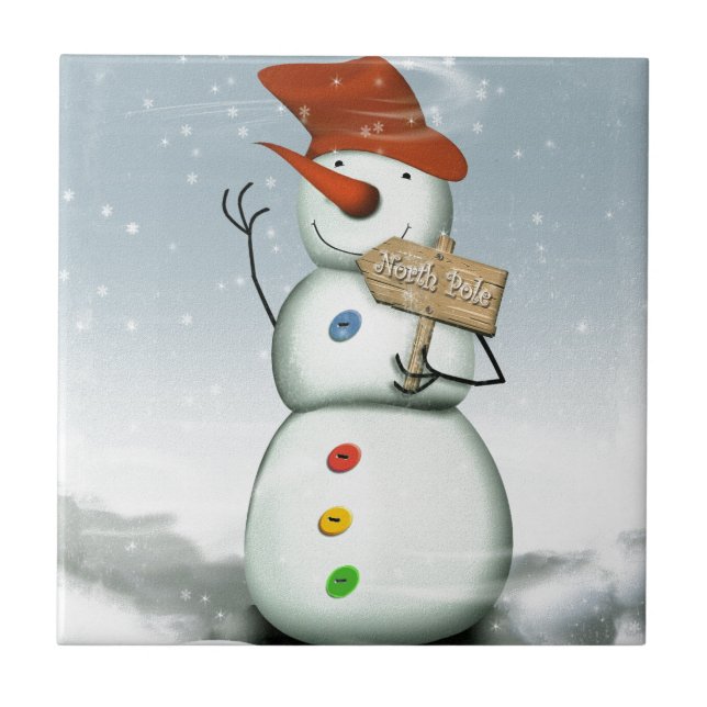 Carreau Snowman du Pôle Nord (Devant)