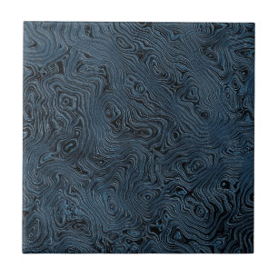 Carreau Soie fausse moirée ondulée bleu sarcelle riche