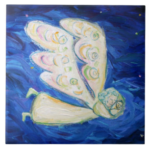 Carreau Soin de l'âme Angel Tile cadeau