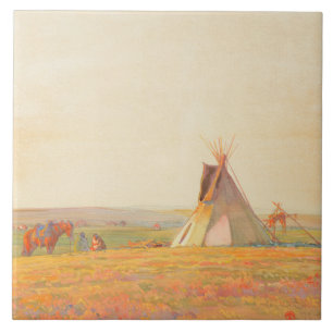 Carreau Soirée des Prairies par Maynard Dixon