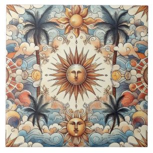 Carreau Soleil au paradis (sans frontière)