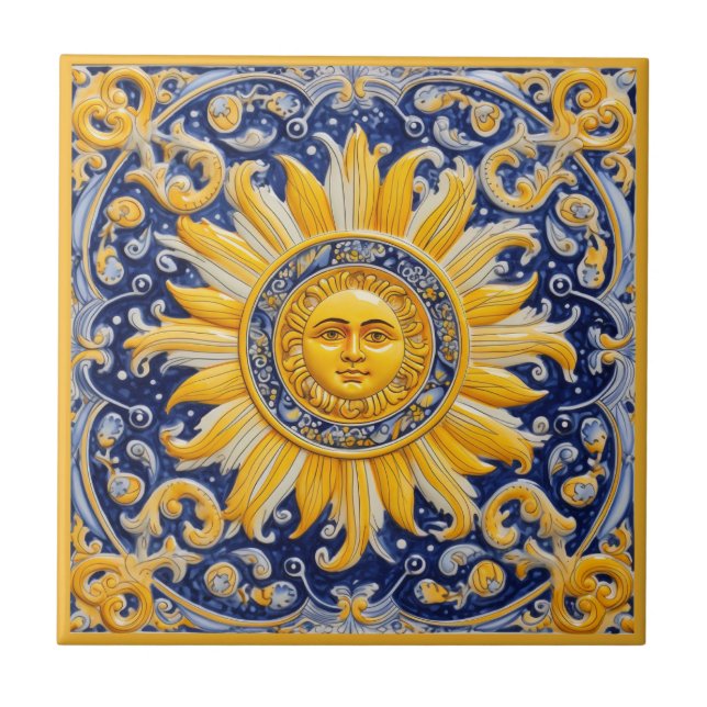 Carreau Soleil méditerranéen (Devant)
