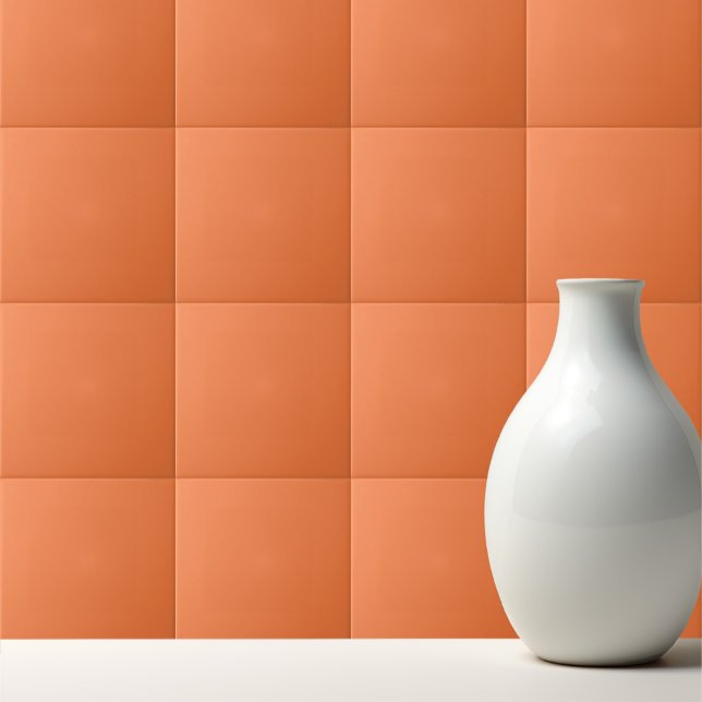 Carreau Solid orange mango apricot (Créateur téléchargé)