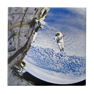 Carreau Sortie d'astronaute dans l'espace