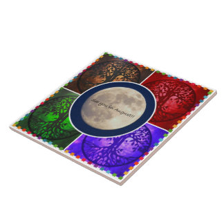 Carreau Sous des cieux d'août…