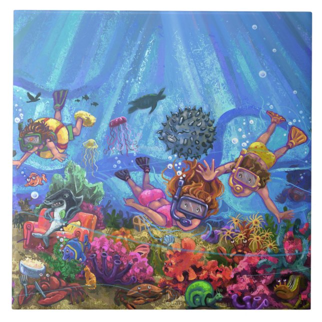 Carreau Sous la mer (Devant)