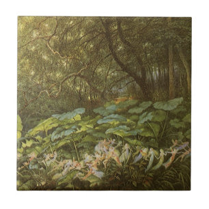 Carreau Sous les Feuilles de Dock par Richard Doyle, Fairy