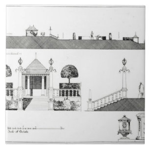 Carreau Southport : Section et détails de terrasse