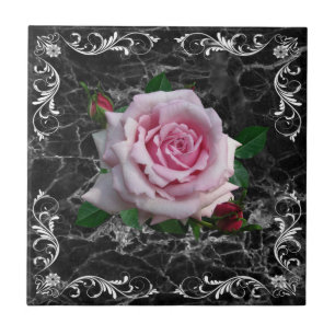 CARREAU SOUVENIRS JOUR ROSE TILE CÉRAMIQUE