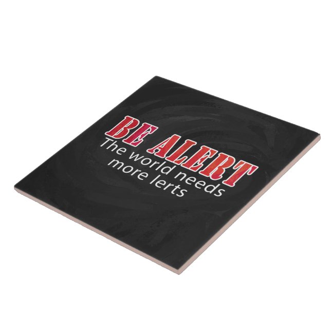 Carreau Soyez alerte (Côté)