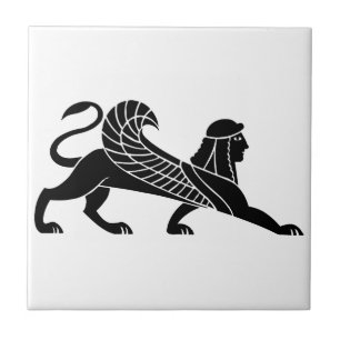 Carreau Sphinx, design de relief grec