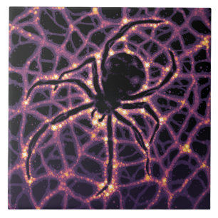 Carreau Spider Cosmic Web, Galaxie d'Halloween des horreur