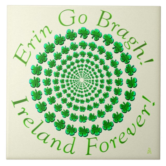 Carreau Spin shamrock (Carrelage en céramique) (Devant)