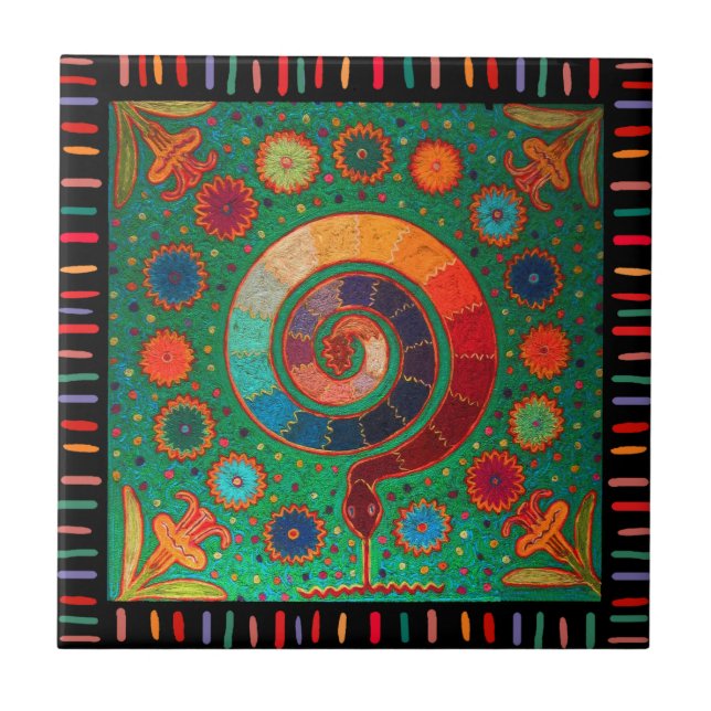 Carreau Spiritueux de serpent de Shaman (Devant)