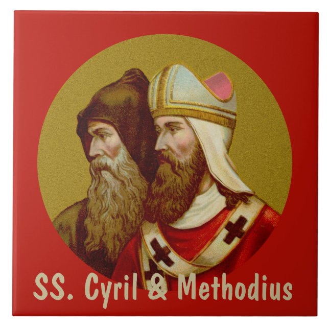 Carreau SS. Cyril et Méthode (M 001) (Devant)