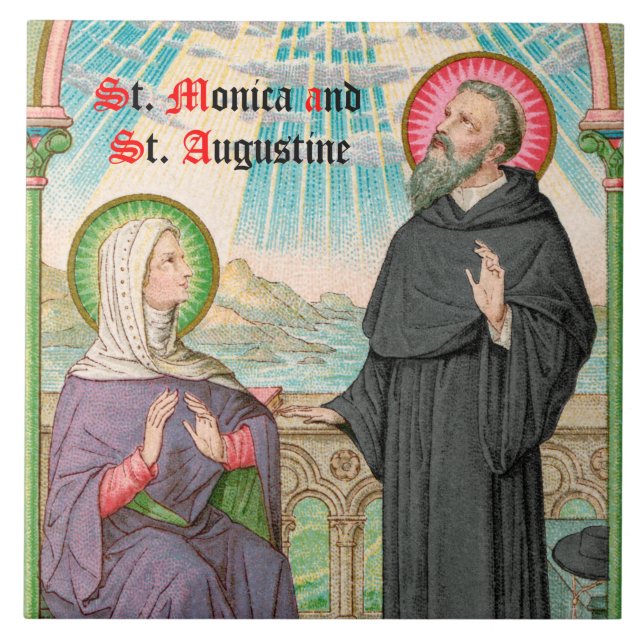 Carreau SS. Monica et Augustine à Ostia (SAU 047) (Devant)
