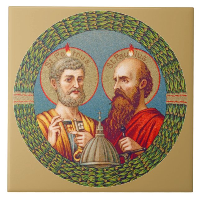 Carreau SS. Pierre et Paul, Apôtres (JMAS 01) (Devant)