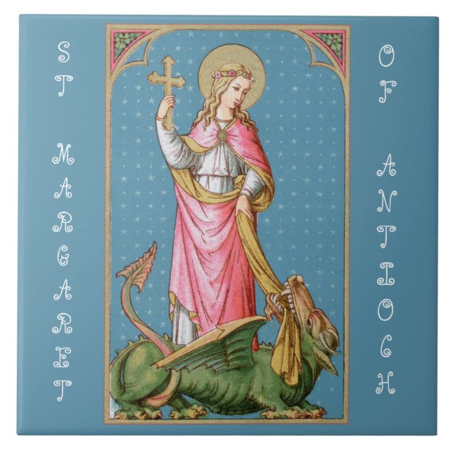 Carreau St. Margaret d'Antioche (SAU 038) (Devant)